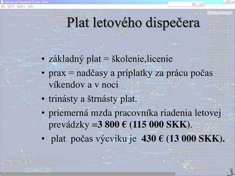 Infografika zobrazujúca platové ohodnotenie riadiaceho letovej prevádzky podľa úrovne skúseností
