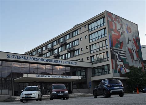 Fotografia študentského domova SPU v Nitre