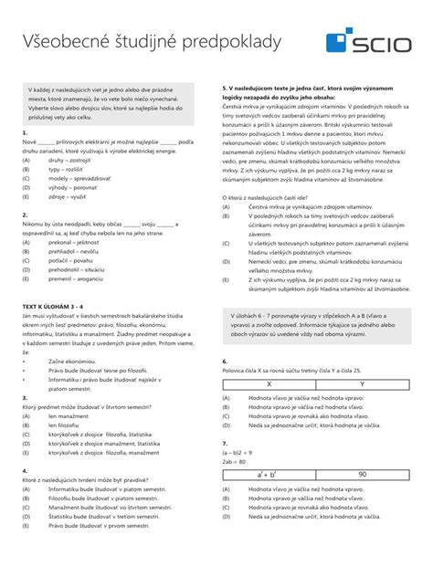 Ukážka interaktívneho maturitného testu