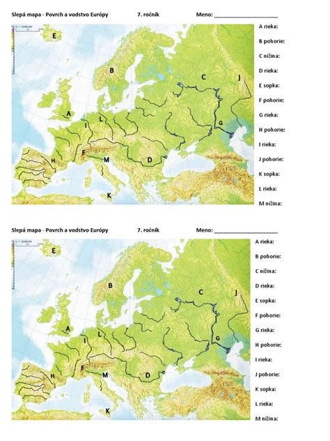 Mapa Európy s vyznačenými krajinami, kde prebiehal výskum