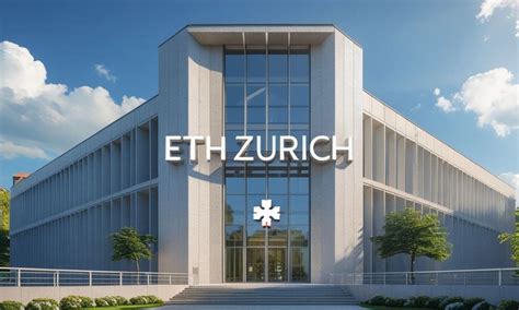 Mapa Zürich s vyznačeným ETH Zurich