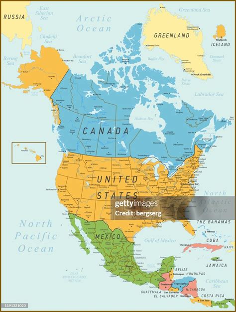 Mapa USA s vyznačenými populárnymi destináciami pre Work and Travel