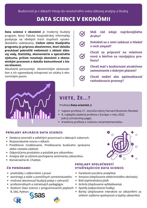 Štruktúra študijného programu Data Science v ekonómii