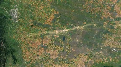 Satelitná snímka USA počas dňa