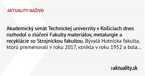 Mapa fakúlt Technickej univerzity v Košiciach