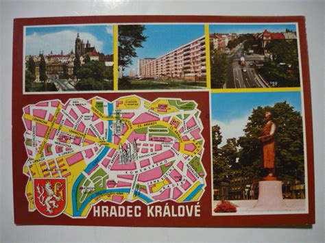 Mapa Hradca Králové s vyznačenou polohou lekárskej fakulty