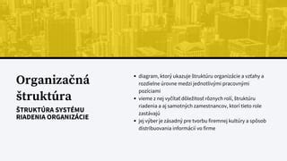 Štruktúra organizácie SÚZ UMB