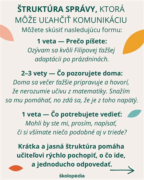 Štruktúra správy z praxe