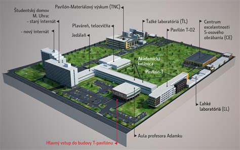Mapa internátov STU v Bratislave a Trnave