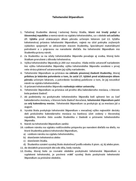 Infografika porovnávajúca sociálne, tehotenské a motivačné štipendium