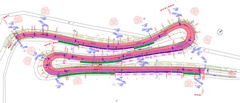 Schematické znázornenie rôznych typov dopravných stavieb (most, cesta, tunel)