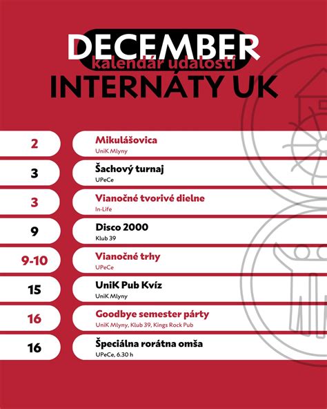 Štruktúra akademického roka s vyznačeným zimným semestrom