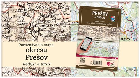 Mapa Prešova s vyznačenými centrami služieb