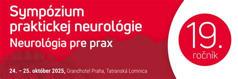 Plagát sympózia praktickej neurológie