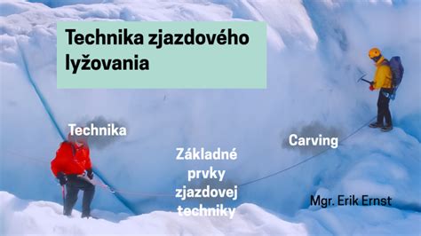 Základná technika zjazdového lyžovania