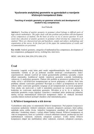 Kľúčové kompetencie moderného tanečníka