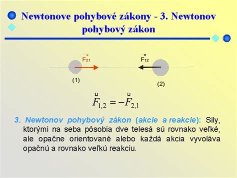 Newtonove zákony pohybu