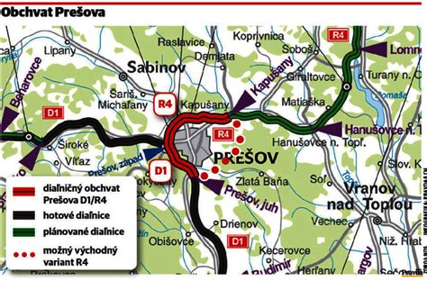 Mapa Prešova s vyznačenými školami