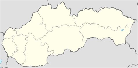 Mapa Slovenska s vyznačenými školami, ktoré sa zapájajú do testovania KOMPARO