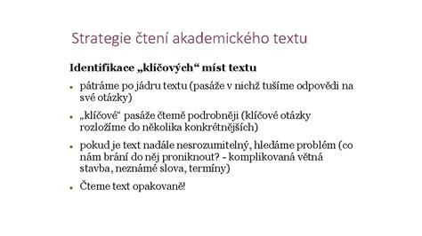 Schematické znázornenie procesu písania akademického textu