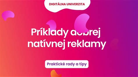 Príklady rôznych druhov reklamy