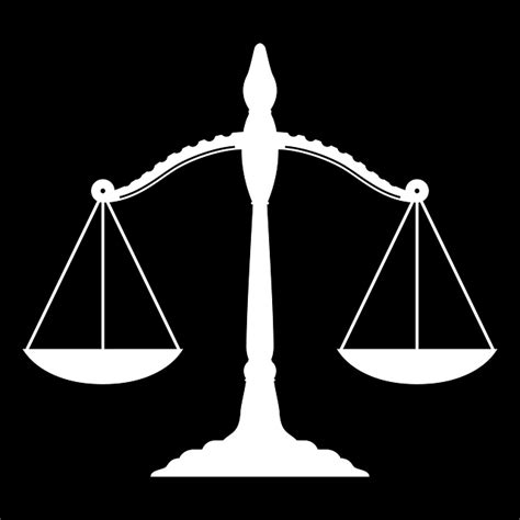 Symbol spravodlivosti - váhy