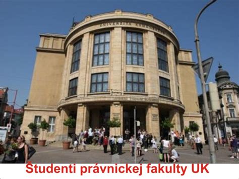 štruktúra právnickej fakulty UK