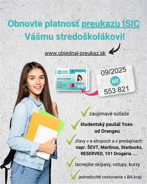 Preukaz žiaka ISIC/EURO<26