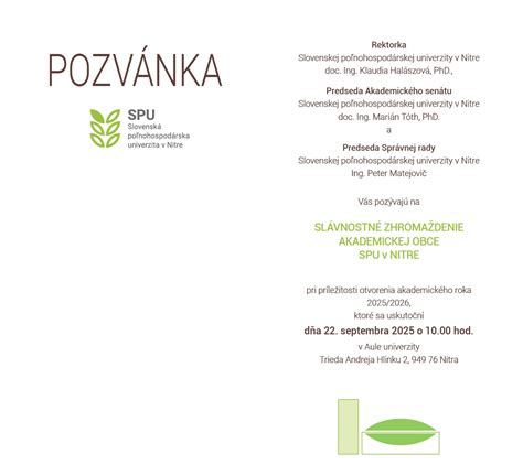 Štruktúra akademického roka