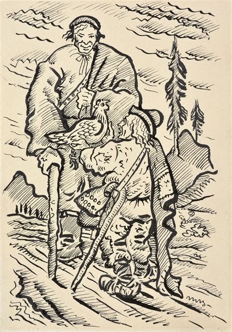 Martin Benka: Ilustrácia k Prostonárodným slovenským povestiam