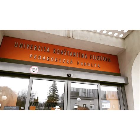 Budova Pedagogickej fakulty UKF v Nitre