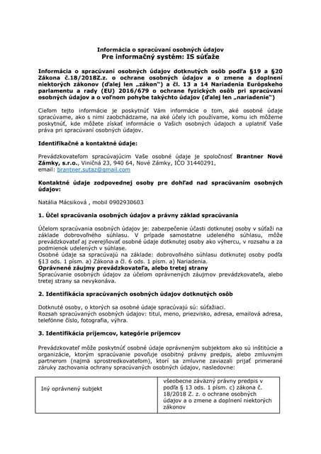 Tabuľka s porovnaním starého a nového zákona o ochrane osobných údajov