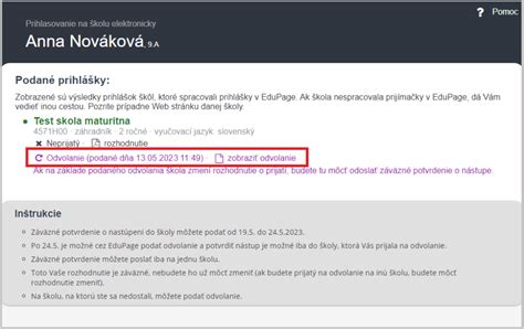 Ilustrácia procesu prihlasovania na školu v systéme EduPage