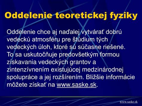 Vizualizácia hlavných oblastí teoretickej a matematickej fyziky