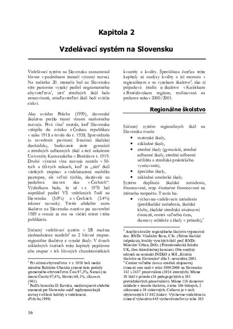 štruktúra vzdelávacieho systému