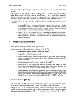 Schéma práv podozrivého a obvineného