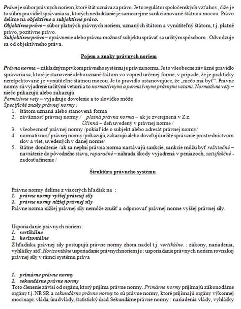 Štruktúra právneho systému