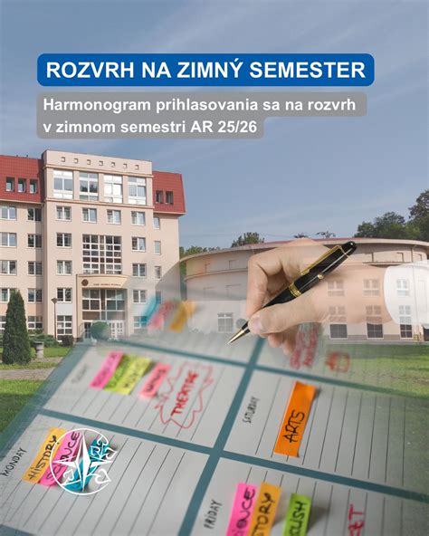 Študenti prihlasujúci sa na rozvrh