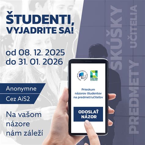 Študenti prihlasujúci sa na predmety v systéme AiS2