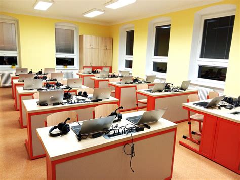 Učebňa s interaktívnou tabuľou