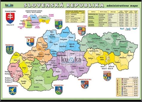 Mapa Slovenska s vyznačenými cirkevnými gymnáziám