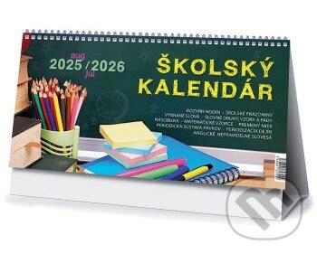 Školský kalendár s označenými dôležitými termínmi