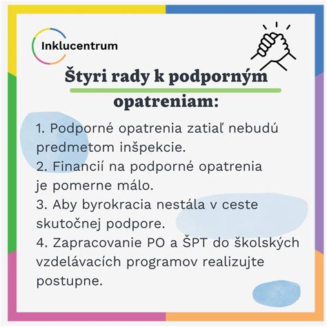 Infografika o štruktúre inkluzívneho vzdelávania