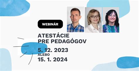 Proces atestácie učiteľov