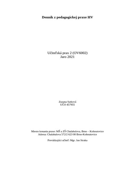 Ilustračná schéma definície pedagogickej a započítanej praxe