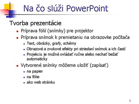 Príprava prezentácie na kartičkách