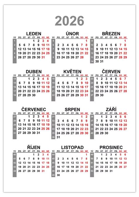 Kalendár s vyznačenými dôležitými termínmi prihlášok