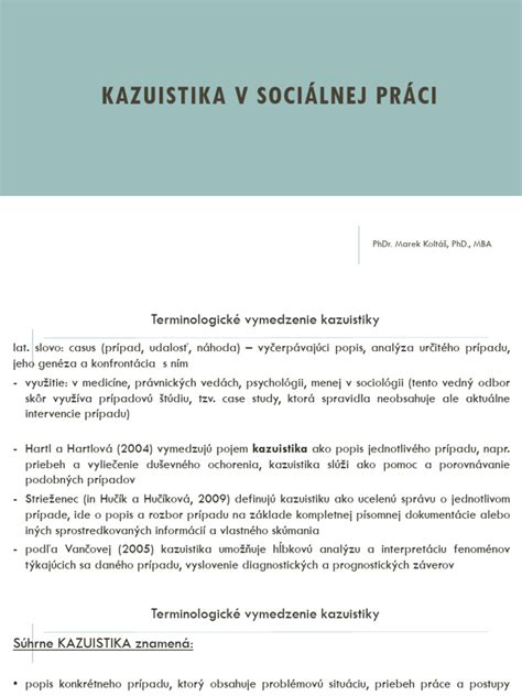 Cieľové skupiny v sociálnej práci