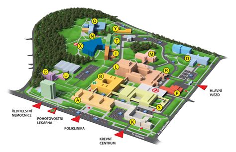 Mapa areálu Ekonomickej univerzity v Bratislave