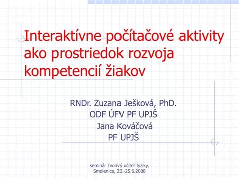 Schéma rozvoja jazykových kompetencií